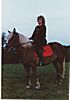 Inge beim Reiten mit Susi